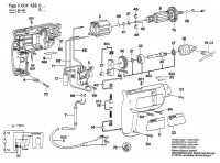 Bosch 0 601 122 903  Drill 220 V / Eu Spare Parts